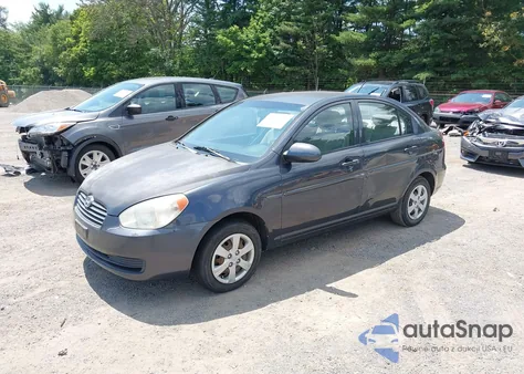 2008 Hyundai Accent Gls from USA, damaged, VIN KMHCN46C58U261857